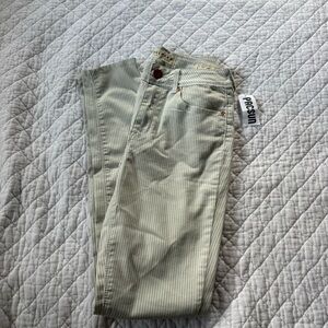 Bullhead Light Blue Striped Pants